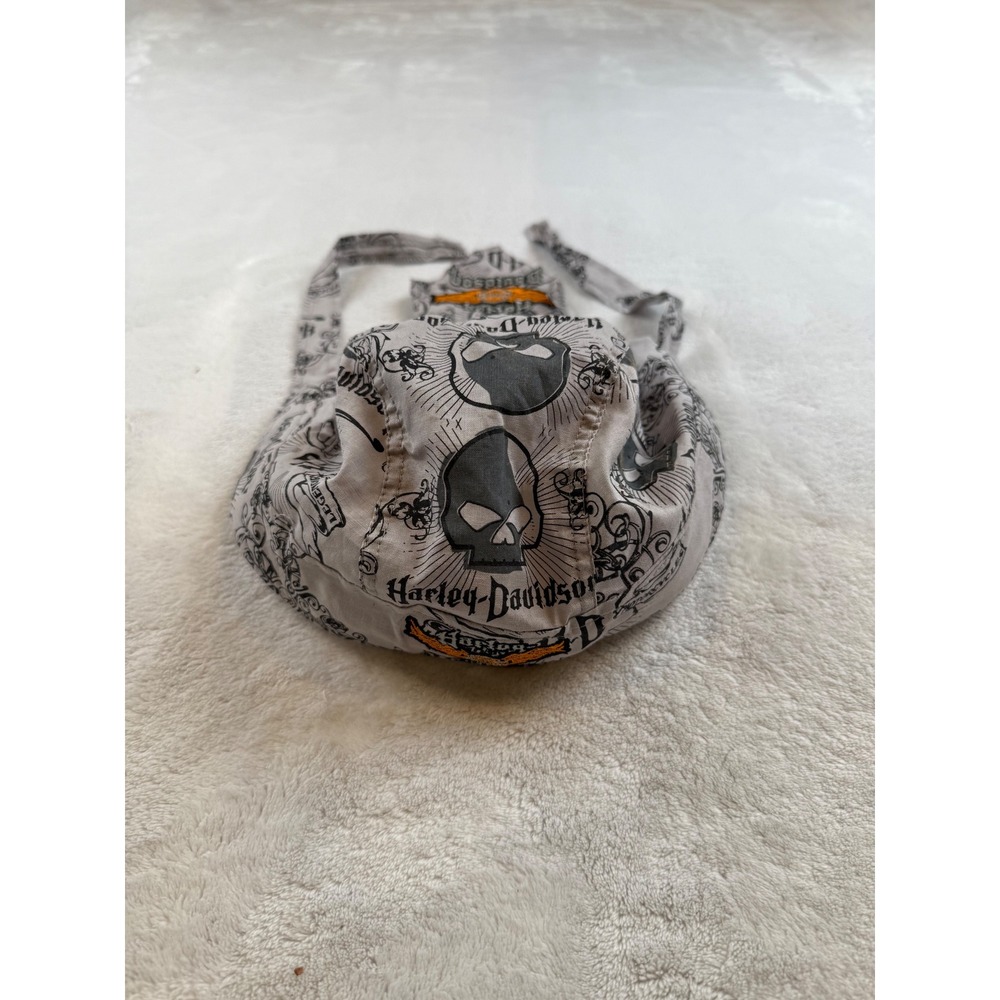 Harley Davidson Skull Flames Bandana‎ Head Wrap Biker Motorcycle Riding